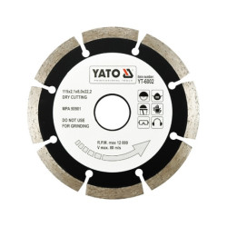 Tarcza diamentowa, segmentowa 115 mm - Yato