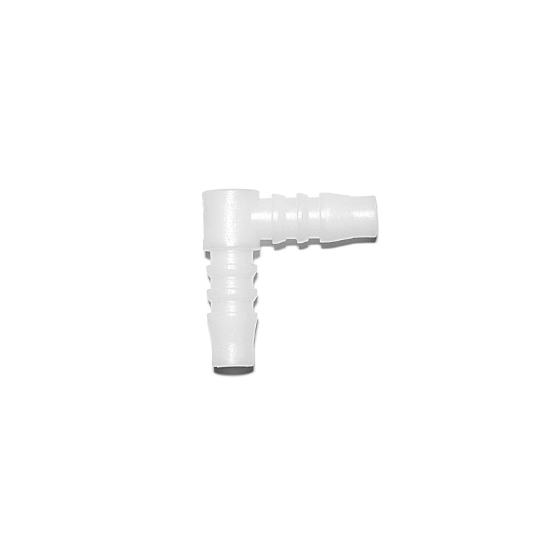 Kolanko łącznik złączka paliwa 6 mm plastik Kolanko łącznik złączka paliwa 6 mm plastik