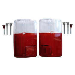 Klosz lampy tył prawy + lewy + śruby Fiat 126p FL