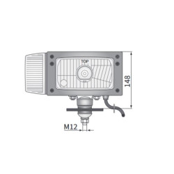 Reflektor lampa z kierunkowskazem Wesem lewy REPR2.42780