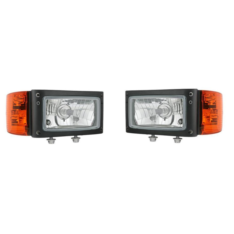 Reflektor przedni H4 złącze DT04-6P lewy + prawy komplet REPR2.42720 REPR2.42721