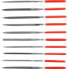 Zestaw pilników iglaków 3x140x65 mm 10 sztuk Yato YT-6163