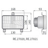 Reflektor lampa typu H4 Same Roller 55W 70W RE.27021