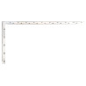 Kątownik stalowy 150 x 300 mm inox - Yato