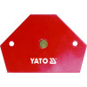 Spawalniczy kątownik magnetyczny 64x95x14mm Yato