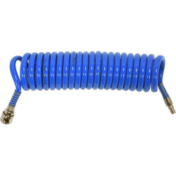 Wąż spiralny 8mm x 12mm x 5m PU z szybkozłączami - Yato