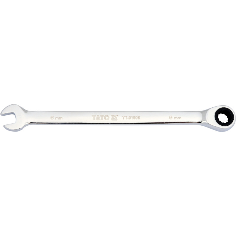 Klucz płasko-oczkowy z grzechotką 6mm - Yato Klucz płasko-oczkowy z grzechotką 6mm - Yato
