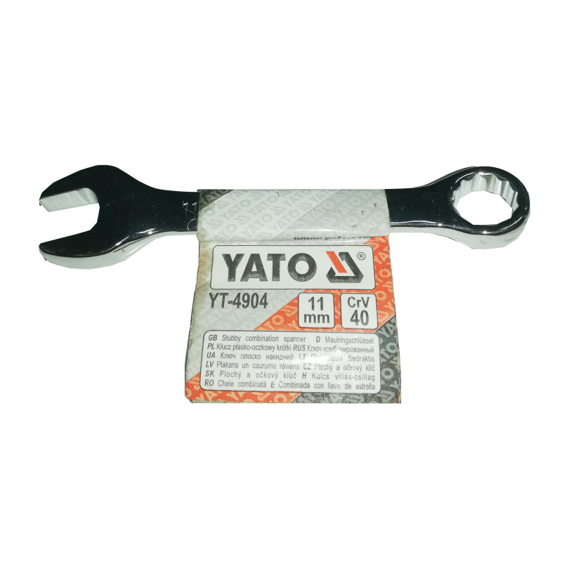 Klucz płasko-oczkowy krótki 11 mm - Yato Klucz płasko-oczkowy krótki 11 mm - Yato