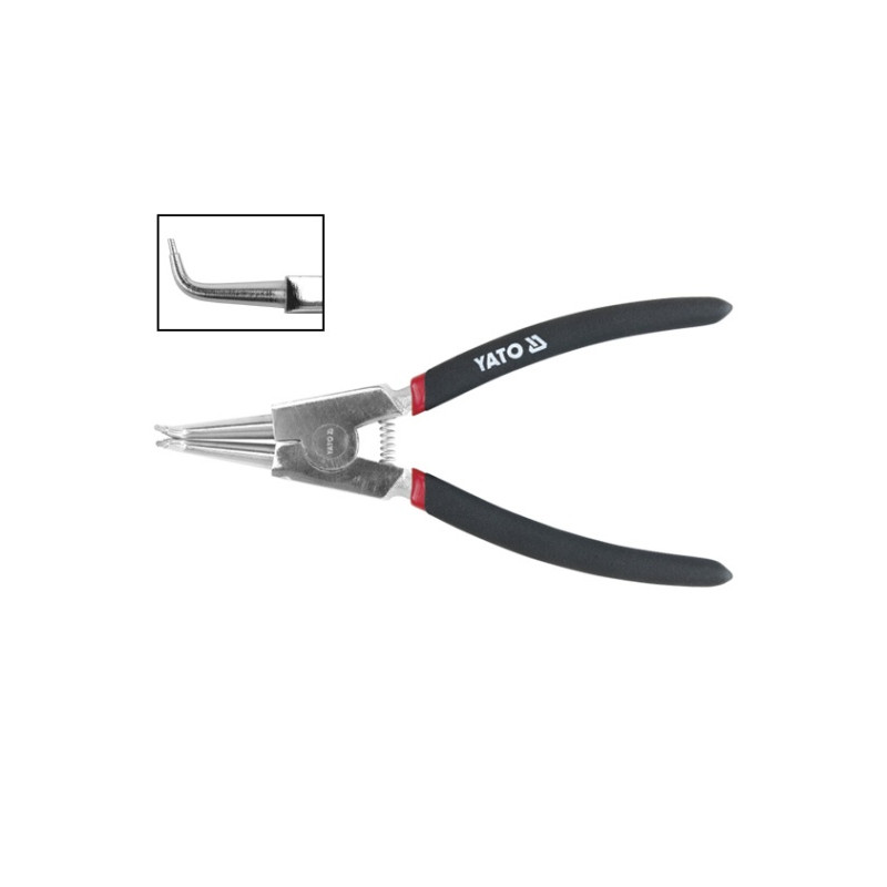 Szczypce segera, zewnętrzne wygięte 150 mm - Yato