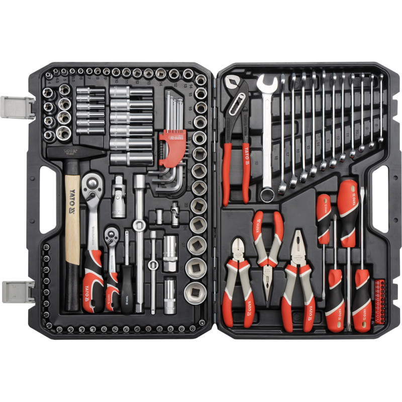 Zestaw narzędziowy 1/4 1/2 kpl 122 części Yato
