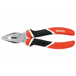 Szczypce uniwersalne, crv, 180 mm, trójkolorowe rękojeści - Yato