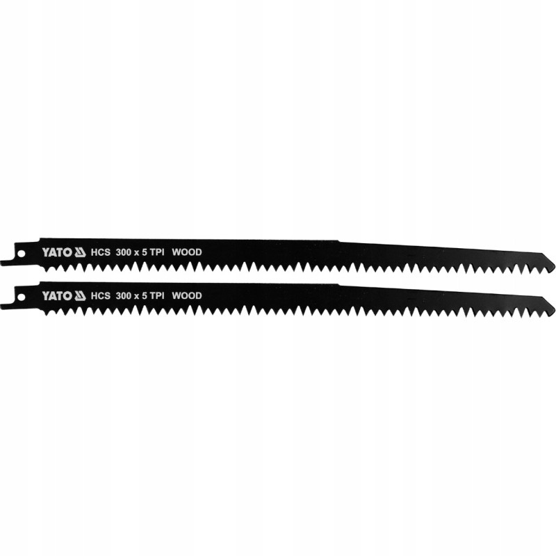 Brzeszczot do gałęzi HCS 300mm 5 TPI 2 sztuki Yato YT-33920