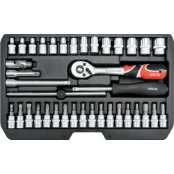 Zestaw narzędziowy 1/4" kpl 38 szt - Yato