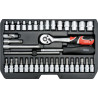 Zestaw narzędziowy 1/4" kpl 38 szt - Yato