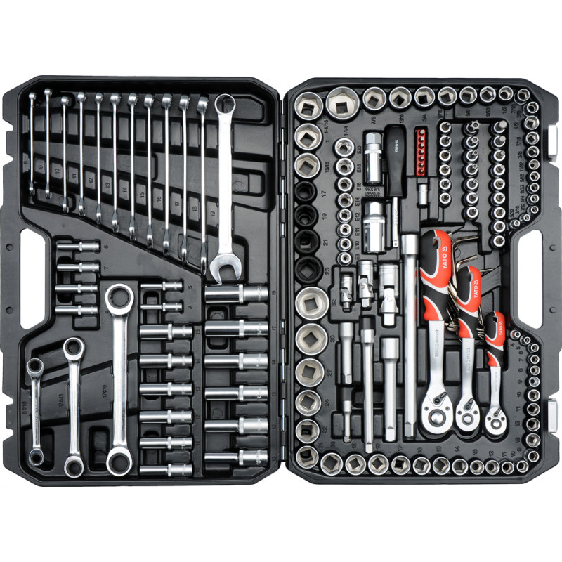 Zestaw narzędziowy 1/4 3/8 1/2 kpl 150 szt