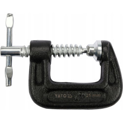 Ścisk stolarski śrubowy typ C 1" YT-64250