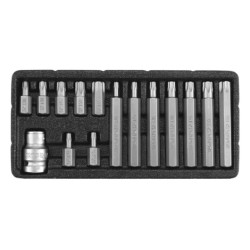 Końcówki wkrętakowe torx security-kpl. 15 szt