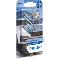 Żarówki Philips White Vision Ultra 12V W5W 5 W 2 sztuki