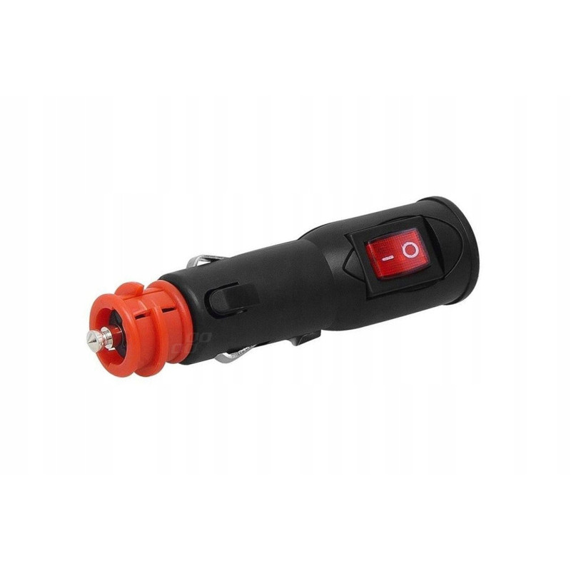 Wtyczka gniazda zapalniczki z włacznikiem EURO / DIN 12 V 24 V