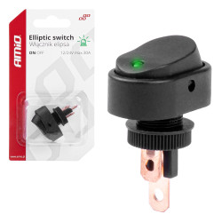Przełącznik włącznik elipsa z podswietleniem LED 12 V 24 V