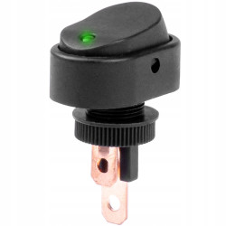 Przełącznik włącznik elipsa z podswietleniem LED 12 V 24 V