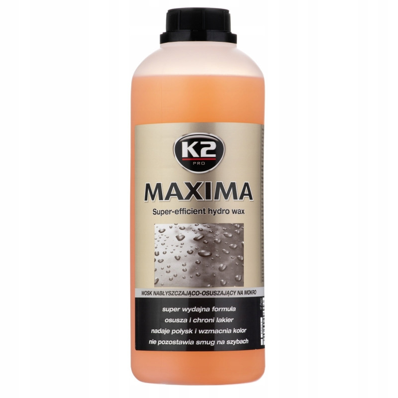 K2 Maxima Wosk Hydrowosk Wosk do osuszania i  nabłyszczania 1 L