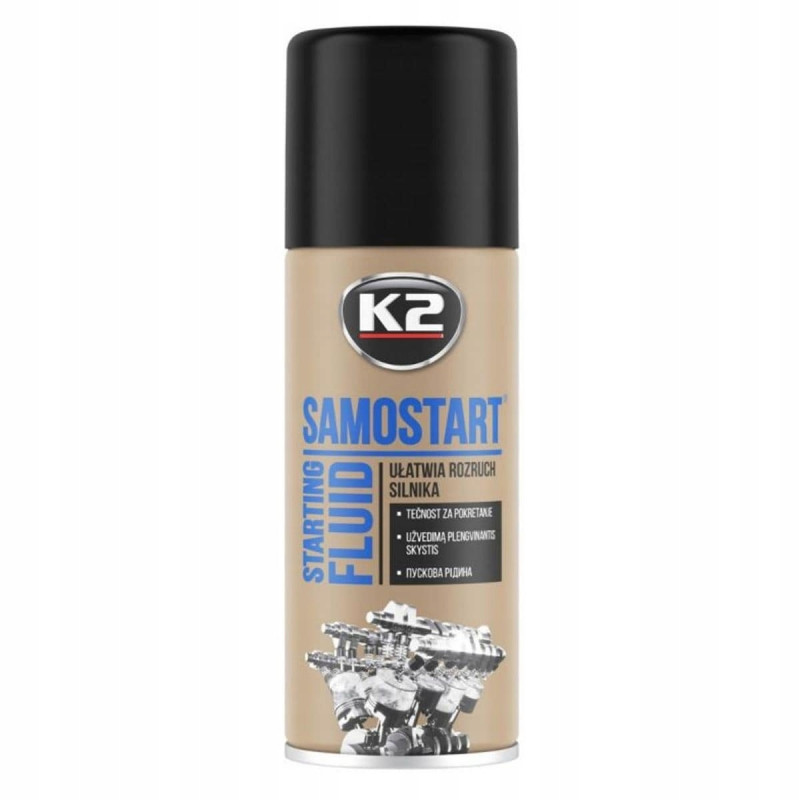 K2 Samostart ułatwia start silnika spray sprey 400 ml