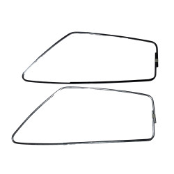 Ramka ramki okna Fiat 126p FL STD Standard srebne 4 sztuki