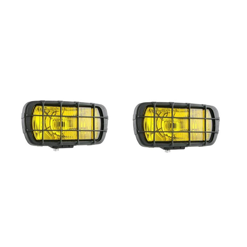 Zestaw 2x halogeny reflektory żółte H3 dalekosiężne Polonez Caro WESEM HP1.00401