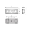 Lampa pozycyjna LED ESP2 czerwona tylna WESEM NOWOŚĆ PROMOCJA