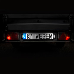 Lampa LED oświetlenia tablicy rejestracyjnej ESP1 KOMPLET 2 sztuki