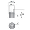 Reflektor lampa Fiat 126p R2 Wesem RE.02908