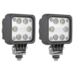 2x Lampa robocza halogen LED 3000lm 100x100x76 Wesem LED9B.53800