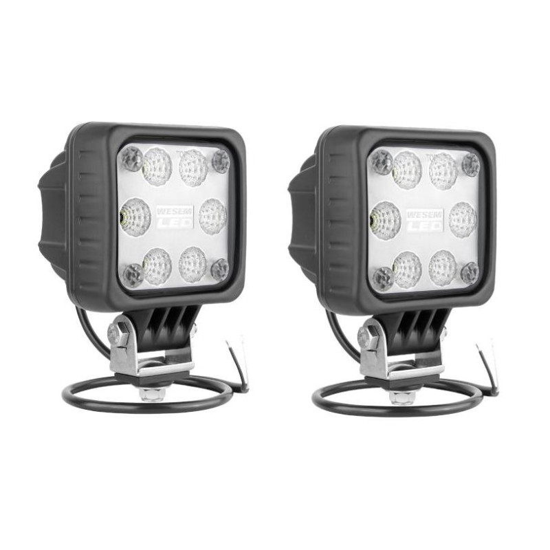 2x Lampa robocza halogen LED 1500lm 48V WESEM wózek widłowy LED1F.47440