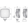 Lampa robocza halogen LED 1600LM rozproszone kąt rozsyłu 50x30 CRK2C.54930