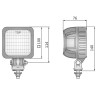 Lampa niebieska LED opryskiwacz CUK1.48840