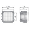 Lampa robocza halogen LED 3000lm wiązka 50* Valtra kwadrat 100x100 LED9B.53839