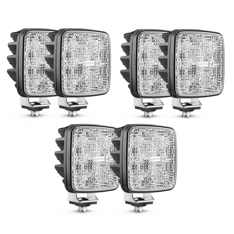 Lampy robocze LED traktor ciągnik maszyny rolnicze zestaw BASIC 6szt CRK2B.54200 CRK2C.54900