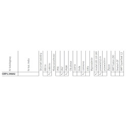 Lampa robocza halogen LED 1400lm kąt 30x7 boczna straż czerwona CRP1.54602