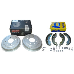 Bębny hamulcowe szczęki sprężynki Fiat Panda II 2003-2012 bez ABS