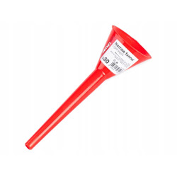 Lejek wąski skośny mały do wlewania oleju benzyny wody płynu 29 cm AMIO