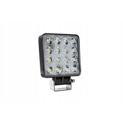 Lampa robocza 16 led 110x110 48W 12V 24V HOM E9 AMIO