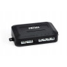 Zestaw czujnikow parkowania cofania Buzzer + 4 sensory czarne AMIO