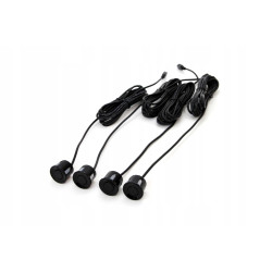 Zestaw czujnikow parkowania cofania Buzzer + 4 sensory czarne AMIO