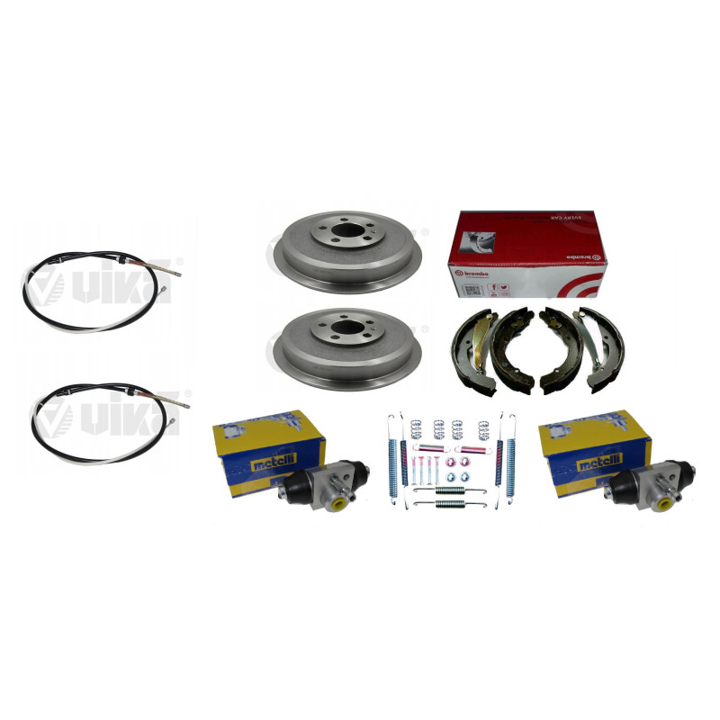 Bębny szczęki cylinderki linki hamulcowe Skoda Octavia Roomster Brembo Bębny szczęki cylinderki linki hamulcowe Skoda Octavia Roomster Brembo