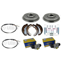 Bębny szczęki cylinderki linki hamulcowe Skoda Octavia Roomster 230mm