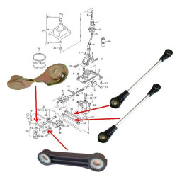 Mechanizm łącznik cięgna drążka zmiany biegów Audi A3 VW Golf IV Bora