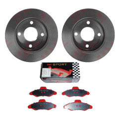 Klocki tarcze hamulcowe Ford Escort 1990-... przód BREMBO