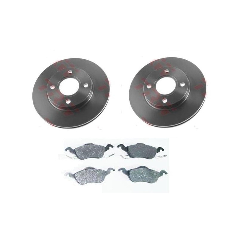 Tarcze klocki hamulcowe Ford Focus I Fiesta IV Fusion Ka Puma Mazda 2