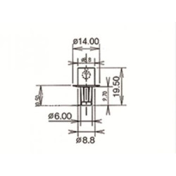 Spinka mocowania reflektora 126p kpl 10 szt